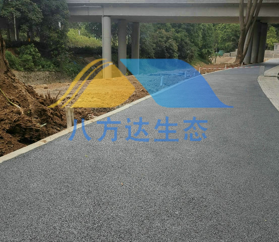 清遠清暉路透水混凝土工程